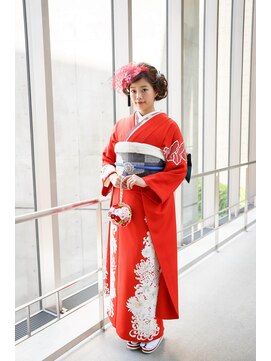 アルファーカット イチノハシ(ALPHACUT ichinohashi) 【着物】振り袖アップスタイル