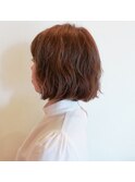 ラフウェーブでイメチェン!大人のフェミニンボブ