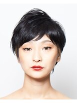 ヘア デザイン リスク(HAIR DESIGN RISK)&nbsp;【RISK 高橋勇太】黒髪でシルエットが完璧な束感ベリーショート