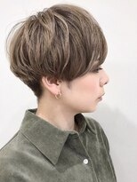 モリオフロムロンドン 大宮店(morio from London)&nbsp;【oomiya 吉田あすか】 ハンサムショート×カーキベージュ