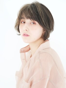 エアー 銀座(air) ★岡田有加★20代30代40代大人キレイなショートボブ【面長さん】