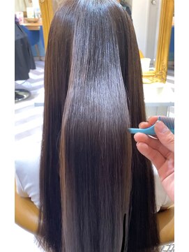 ロンドアベニール 北千住(Lond avenir) 梅雨対策◎縮毛矯正で艶髪に　うるつやストレート　西田大樹