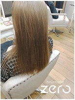 ヘアメイクゼロ 坂戸駅前店(hairmake zero)&nbsp;エドルカラー　ホワイトアッシュ