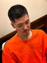 ヒロギンザバーバーショップ 神楽坂店(HIRO GINZA BARBER SHOP)&nbsp;クロップ×濡れパン