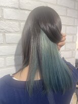 アッシュ 稲田堤店(Ash)&nbsp;インナーカラー× ストレートロング