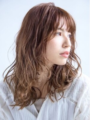 【エアウェーブ＋カット￥12,200】創りすぎないゆるふわパーマスタイルが人気☆周りから注目されるヘアに♪