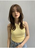 【orente 表参道】小顔ゆるふわウェーブ×透明感イルミナカラー