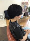 ゆるふわカール/ショートヘア/くるくるショート/襟足スッキリ