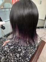 イースブルー 高松店(Y’s Blue)&nbsp;◎お客様スタイル◎インナーカラー◎パープル