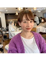 【畑中正敏】20代30代40代◎小顔丸みくびれショート、ボブ