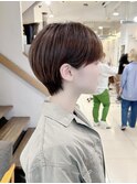横浜で叶えるマッシュバングショートカット[ショート縮毛矯正]