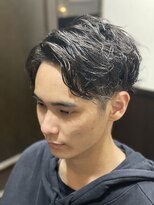 ヒロギンザバーバーショップ 神楽坂店(HIRO GINZA BARBER SHOP)&nbsp;爽やかパーマスタイル