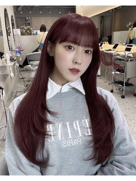 ラルムバイシー 新宿(LARME by Sea) レイヤーカット/韓国ヘア/韓国/レイヤー/顔まわりカット/新宿