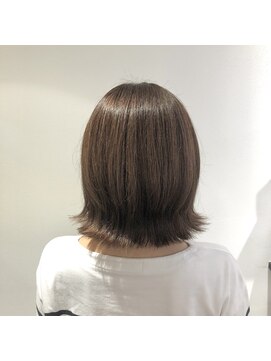 リュネッツ あざみ野店(lunettes) 【白髪ぼかし】ハイライトベージュ×ボブウルフスタイル