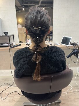 コワファーストナガサキシャンプーボーイ(COIFF1RST NAGASAKI SHAMPOO BOY) ヘアセット