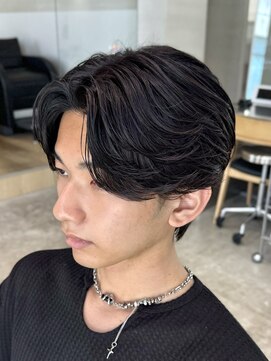バイフィフス 天神大名(by fifth) ニュアンスパーマカルマパーマシャドウパーマメンズカット眉毛