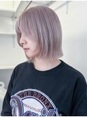 ウェーブミディアムメルティカラー似合わせカット_ba540642
