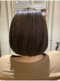 ボブ内側を短くしたイングラボブ