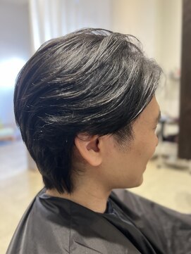 センターパート×マテリアルカール