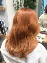 サロンドバン 恵比寿&nbsp;柔らかオレンジベージュ×レイヤー