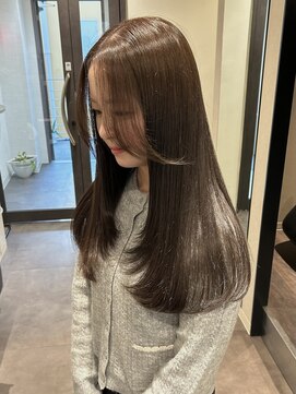 シーン(SCENE) 着物ヘア/大人ガーリー/ダークアッシュ/似合わせカット/天神