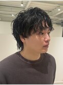 直毛解消ナチュラル動きメンズパーマ