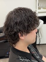 エス 新宿(es.)&nbsp;マッシュウルフ/波巻きスパイラルパーマ［新宿/メンズ/men's］