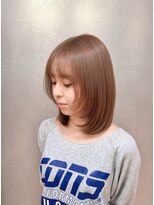 コノカ 北浜(KONOKA)&nbsp;ミルクティーベージュ/髪質改善/レイヤーカット/20代30代