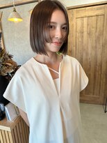 エトワ 中央店(etoi)&nbsp;大分韓国ヘアタッセルボブミニボブショートボブ切りっぱなし