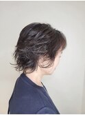 40代50代60代×ショートレイヤー×クリープパーマ