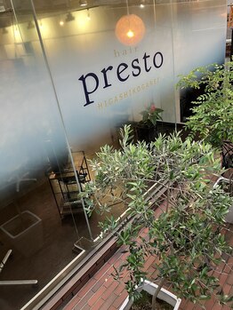 プレストヘアー(Presto hair)の写真/駅徒歩1分◎経験豊富なスタイリスト在籍!明るくアットホームな店内はご家族やメンズも気軽◎