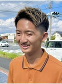 メンズ/センターパート/似合わせカット／ニュアンスパーマ