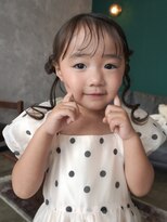 トラント ミル(TRENTEMILLE) ツインお団子ヘア