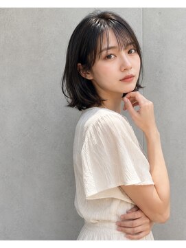 テーラヘアー 葛西店(TELA HAIR) 【切りっぱなしボブ×顔まわりレイヤー】