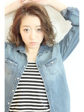 アブソ(Absolute) くしゅふわボブデジタルパーマ