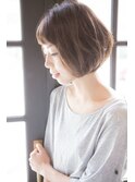 大人女性の「大人ボブ」