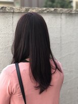 ヘアーアンドスパ メル(hair&spa m.e.l by origami)&nbsp;ハイライト×ベリーピンク