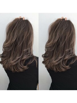 トルネード(TORNADO) ハイライトバレイヤージュチョコグレージュ