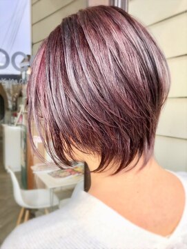 ヘア メイク ココ(hair make coco) ショートレイヤー×ボルドーカラー♪