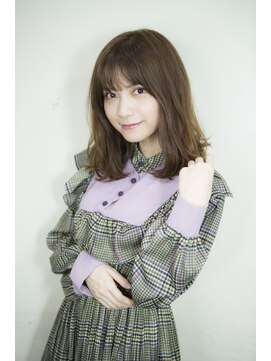 サロンドミルク 原宿(salon de MiLK) 【salon de MiLK 原宿】ミントベージュ×Mixウェーブ