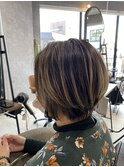 バレイヤージュ×ショート☆