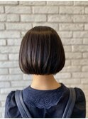 ミニボブ/10代/20代/30代/ナチュラルブラウン