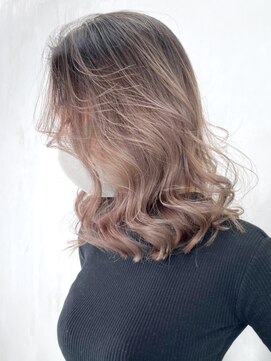 アイティーバイアルバム 松戸店(IT by ALBUM) バレイヤージュミルクティーベージュ_テラコッタ_ba327721