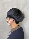 ◎10代20代ダークグレイジュ王道☆マッシュメンズショート
