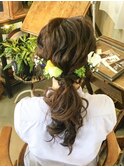 ゆるふわダウンヘアアレンジ