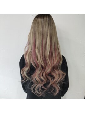 プルエクステのお店ネクスト(NEXT) #プルエクステ#グラデーション#バレイヤージュ#ピンク