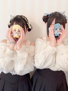 ブルーフェアリー(Blue Fairy) 【BLUEFAIRY】ストプリライブ参戦★推し色リボン★双子コーデ