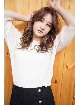 ブゾン(buZon) 【buZonブゾン】ゆるパーマ×ライトベージュ