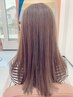 メテオコースGL酸性縮毛矯正+メテオカラーリング