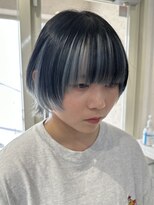 シーン(seen)&nbsp;★小顔カット愛されショートウルフインナーブルージュ★